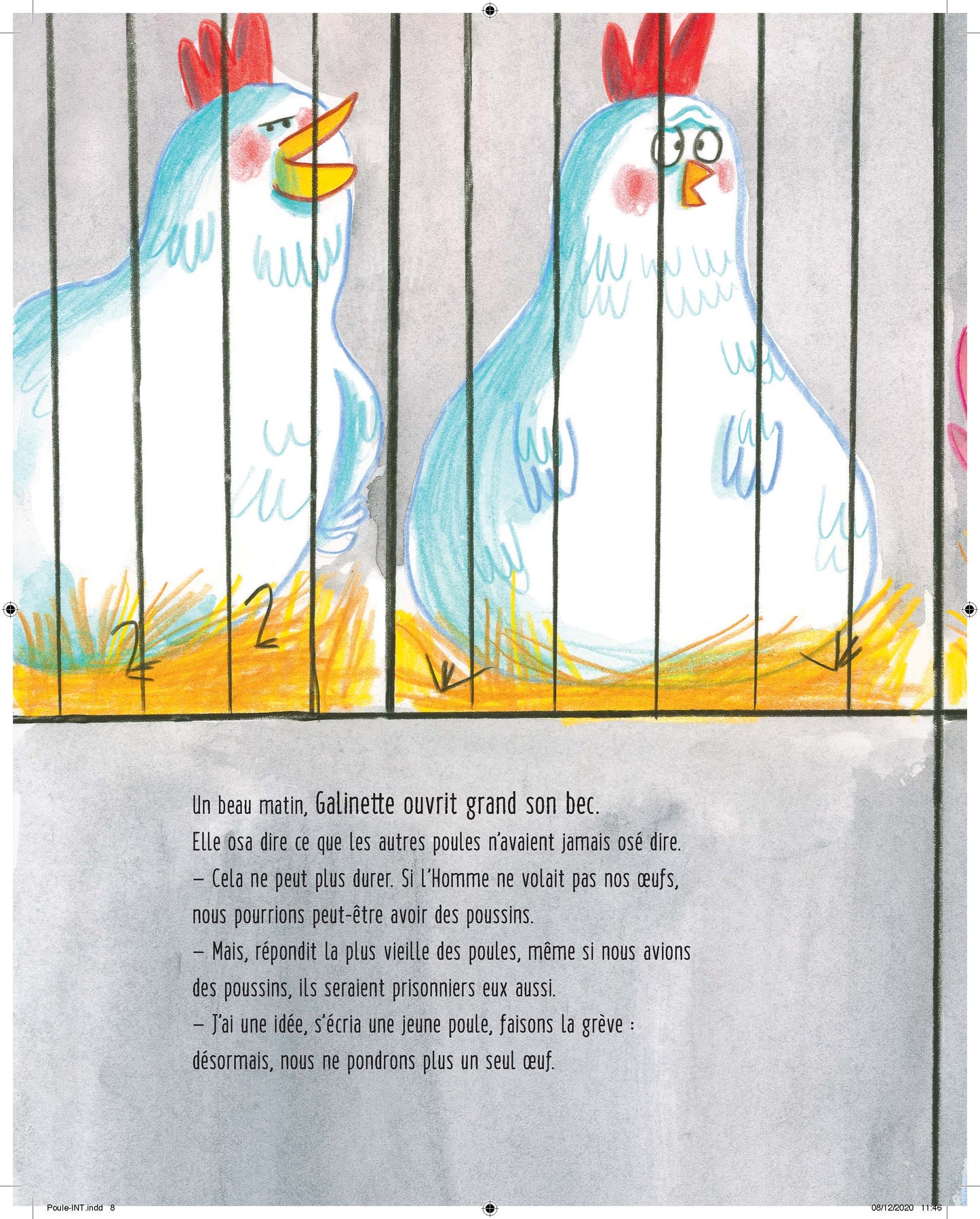 La poule aux œufs cubes