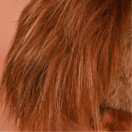 Peluche POULETTE Marron roux - 20 cm