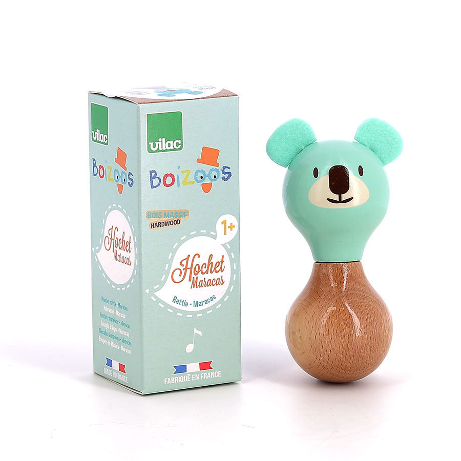 Hochet en bois, Alice le koala