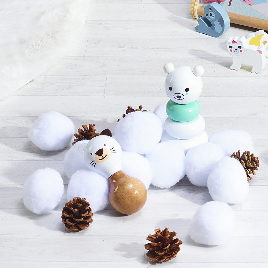 Hochet en bois, Mariette la Minette