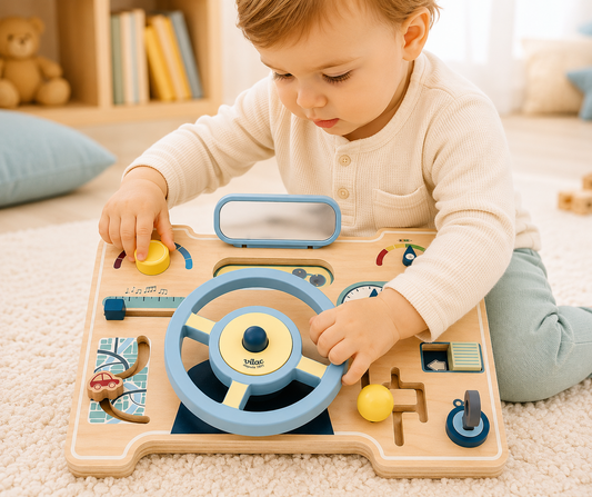 Table d'activités en bois - Ma première voiture
