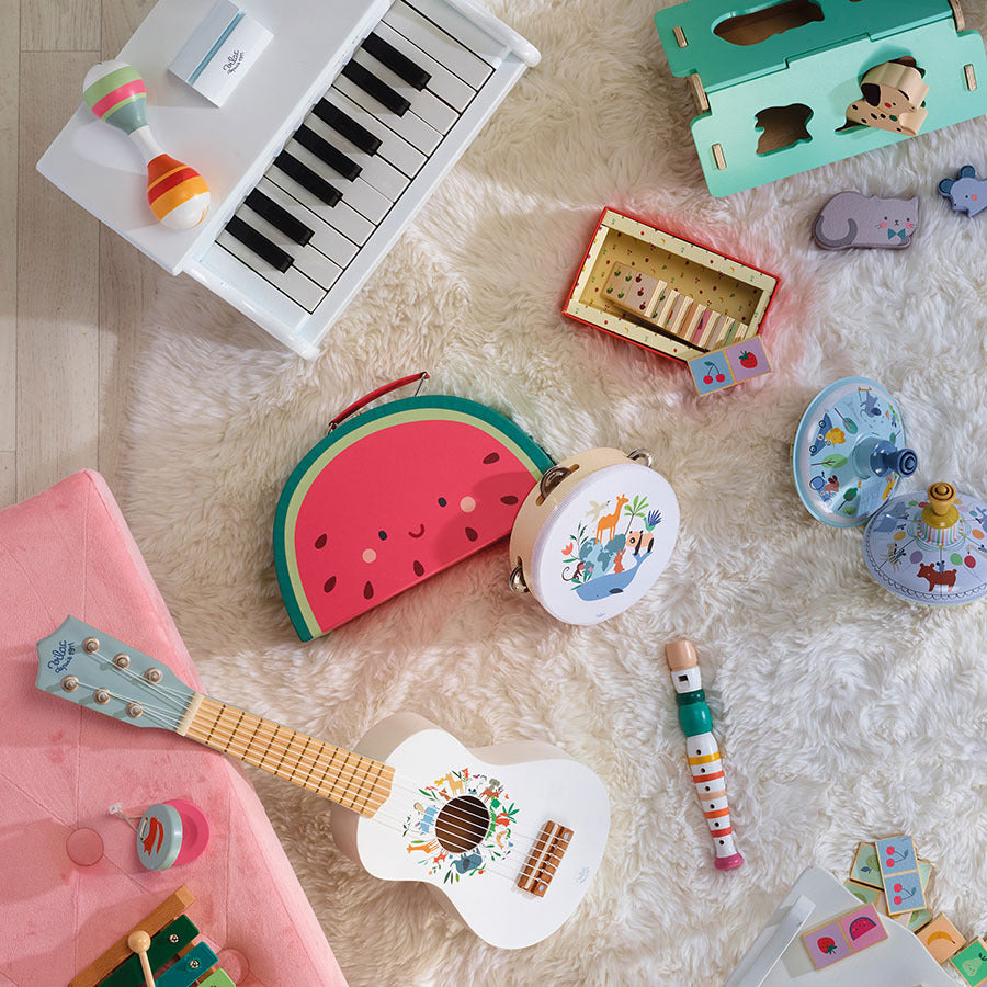 Set de musique en bois, Les animaux du monde