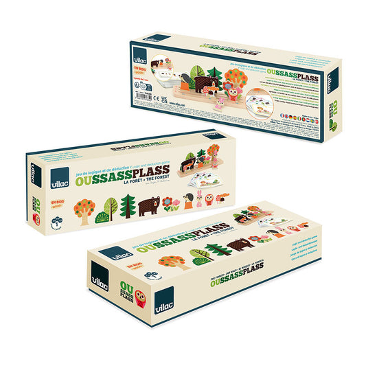 Jeu de logique en bois, Oussassplass la forêt