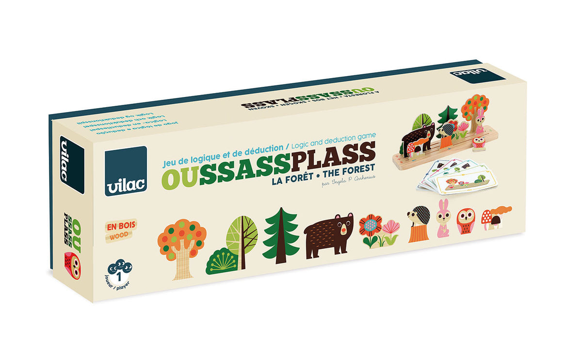 Jeu de logique en bois, Oussassplass la forêt