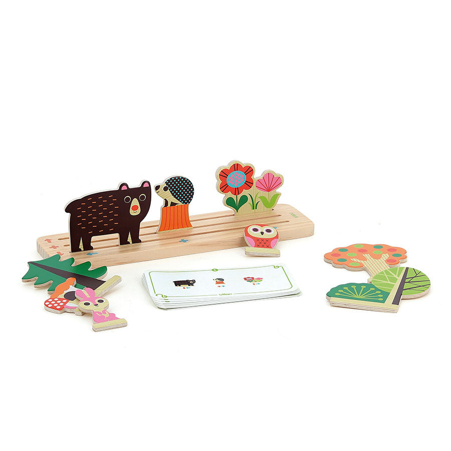 Jeu de logique en bois, Oussassplass la forêt