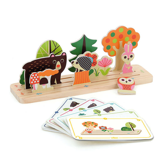 Jeu de logique en bois, Oussassplass la forêt