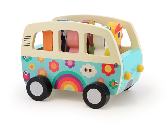 Van sonore en bois