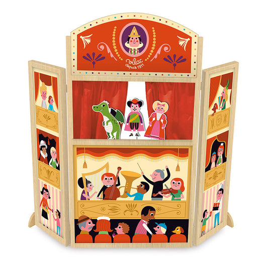 Mon joli théâtre & ses trois marionnettes