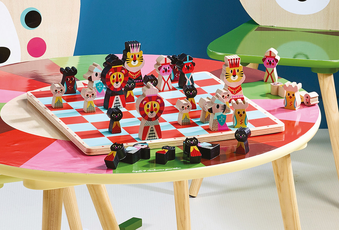 Mon premier jeu d'échecs en bois