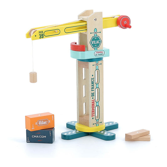 Vilacity - Grue en bois de docker