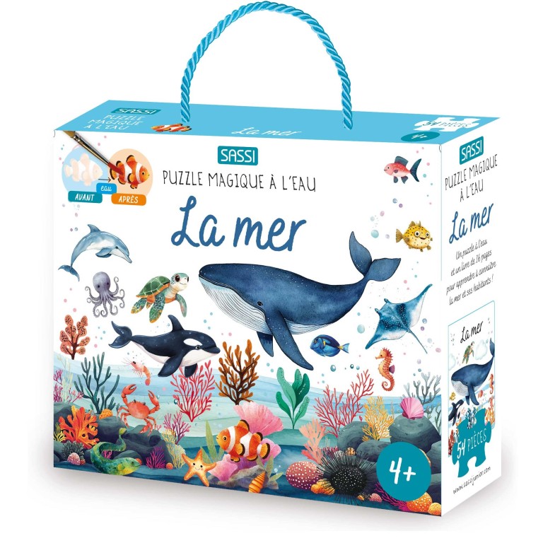 Puzzle magique à l'eau - La mer
