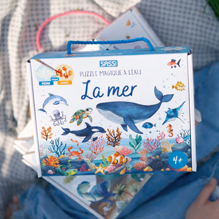 Puzzle magique à l'eau - La mer