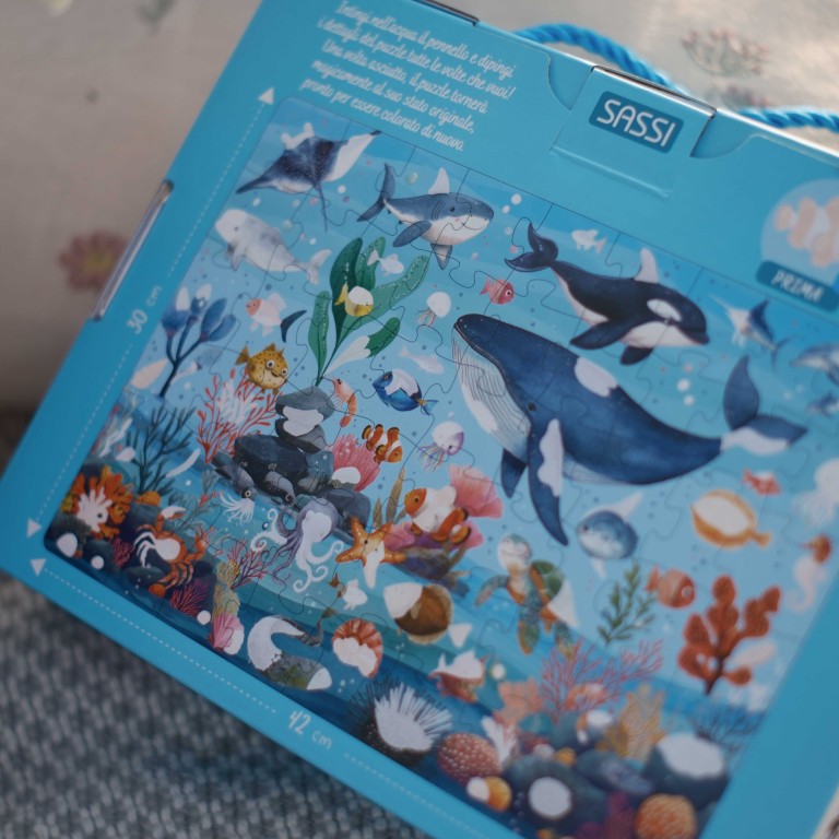 Puzzle magique à l'eau - La mer
