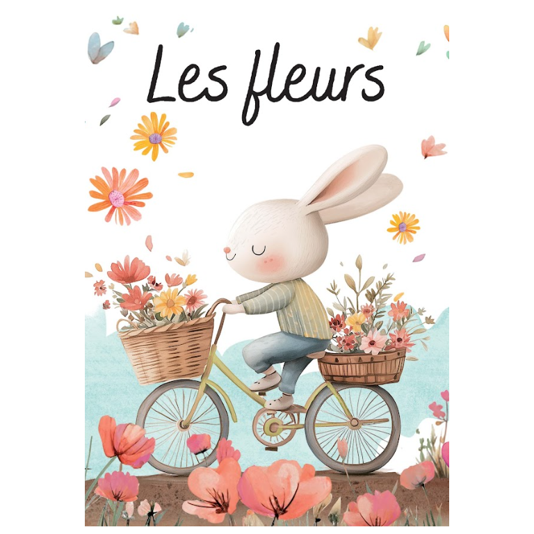 Puzzle magique à l'eau - Les fleurs