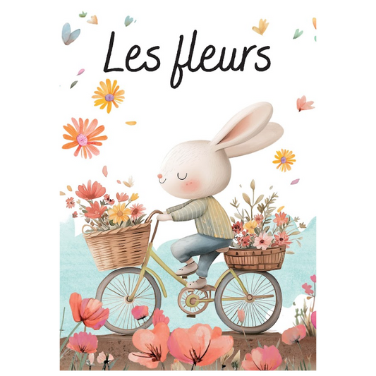 Puzzle magique à l'eau - Les fleurs