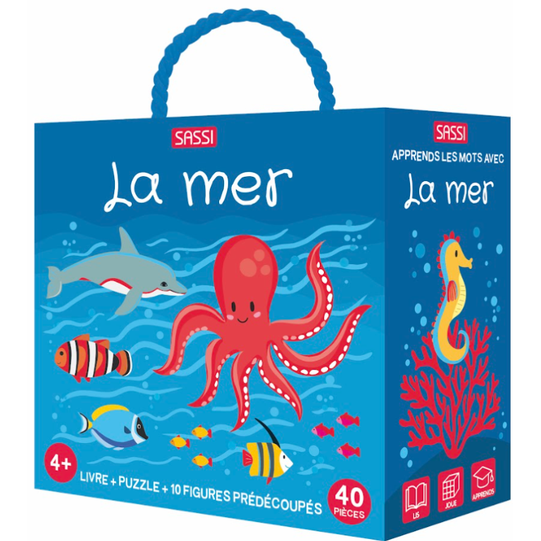 Puzzle en coffret - La mer - 40 pièces