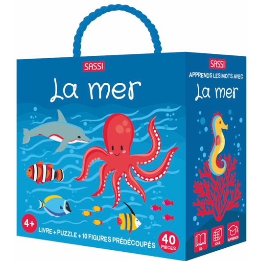 Puzzle en coffret - La mer - 40 pièces