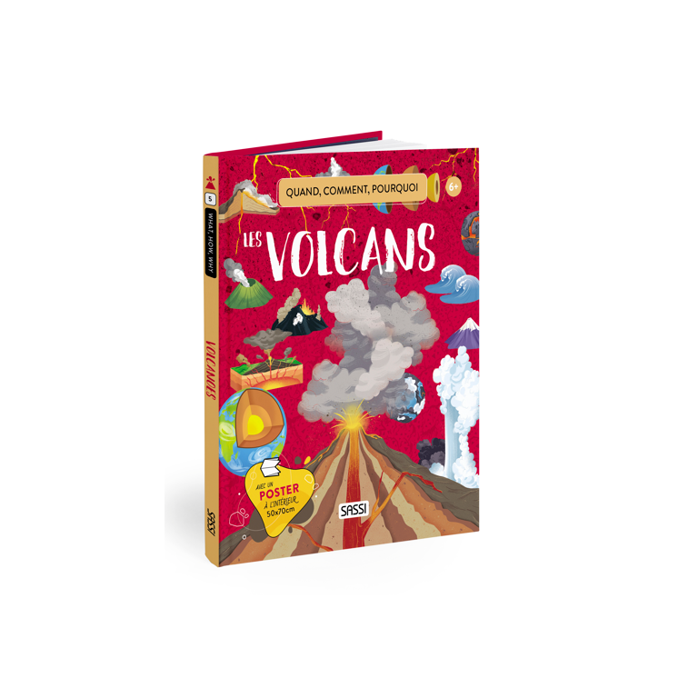 Livre - Quoi, comment, pourquoi. Les volcans