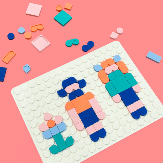 SILIPOP MOSAÏQUES À CLIPSER (Blanc)