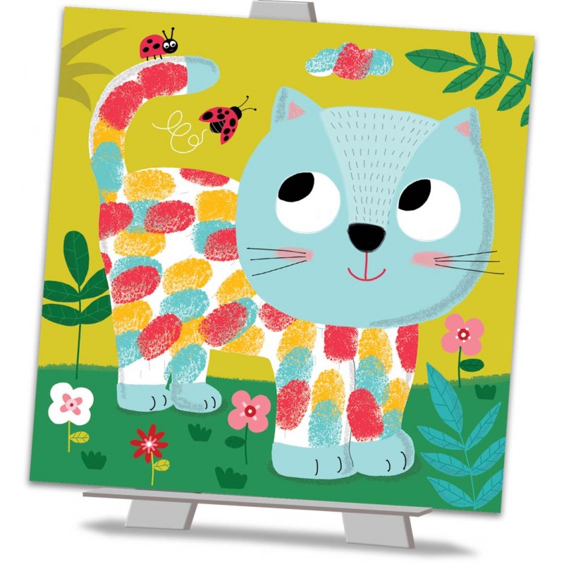 Peinture au doigt " adorables compagnons"