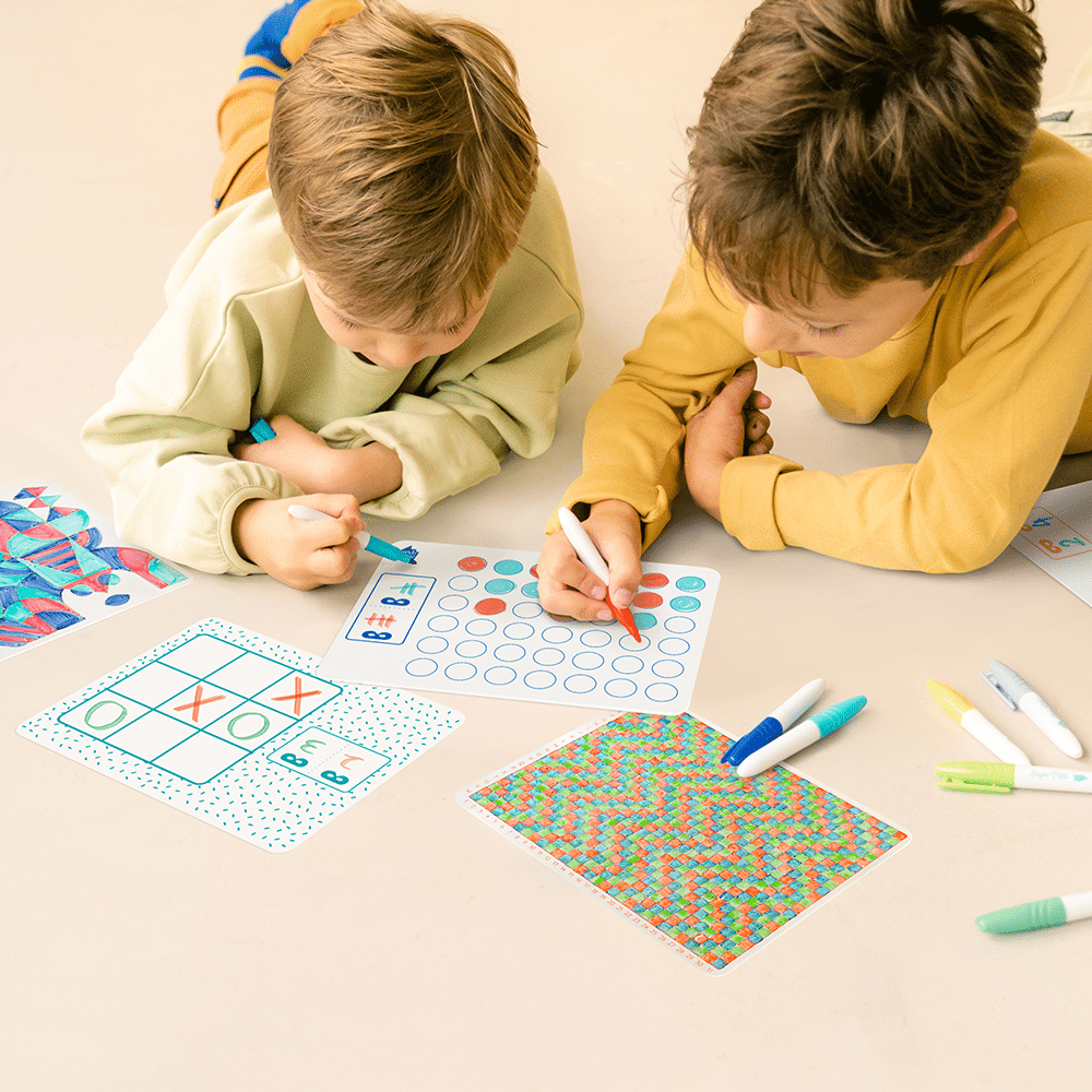 Jeux de voyage en silicone - 6 activités