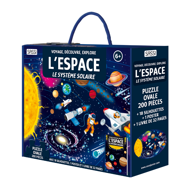 Puzzle - Voyage, découvre, explore. L'Espace. Le système solaire