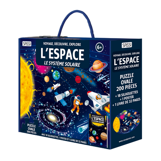 Puzzle - Voyage, découvre, explore. L'Espace. Le système solaire