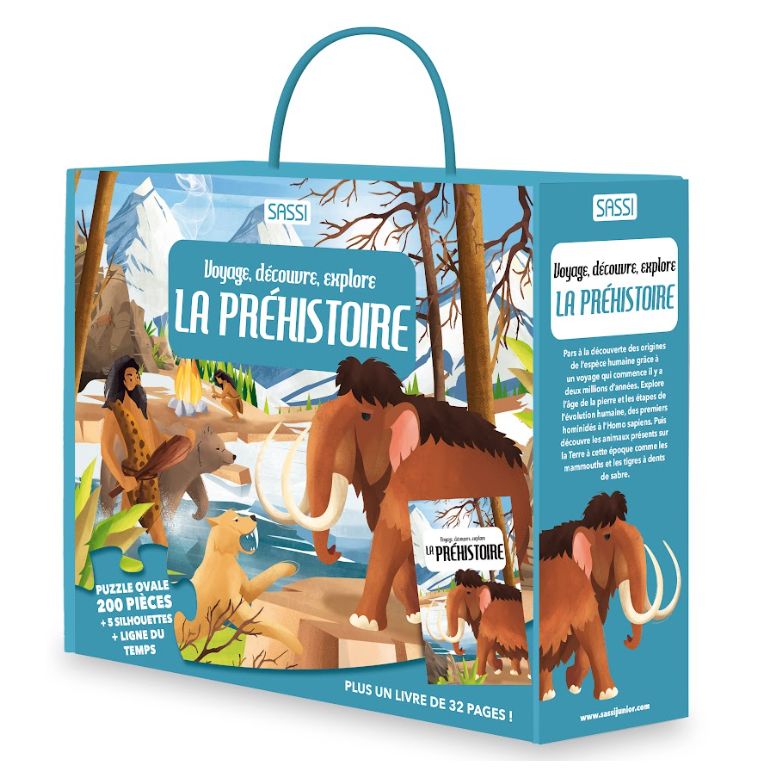 Puzzle - Voyage, découvre, explore. La préhistoire