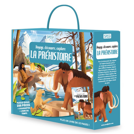 Puzzle - Voyage, découvre, explore. La préhistoire