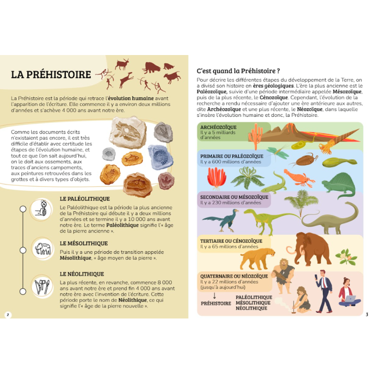 Puzzle - Voyage, découvre, explore. La préhistoire