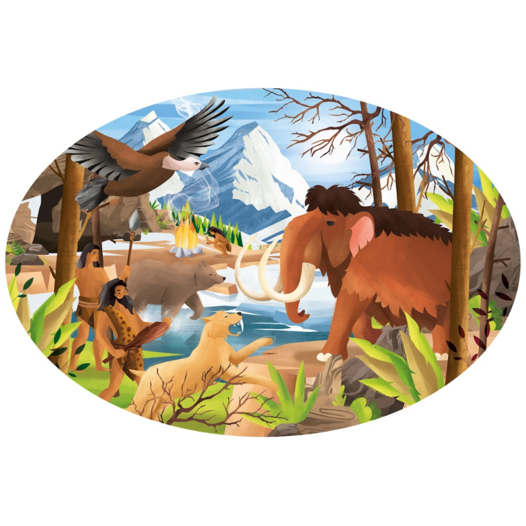 Puzzle - Voyage, découvre, explore. La préhistoire