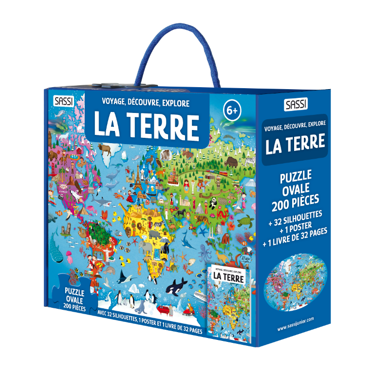 Puzzle - Voyage, découvre, explore. La Terre