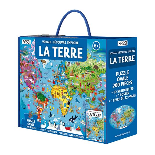 Puzzle - Voyage, découvre, explore. La Terre