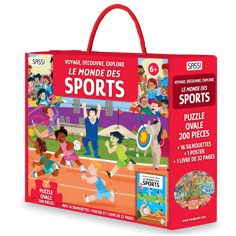Puzzle - Voyage, découvre, explore. Le monde des sports