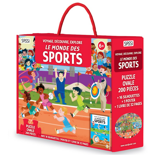 Puzzle - Voyage, découvre, explore. Le monde des sports