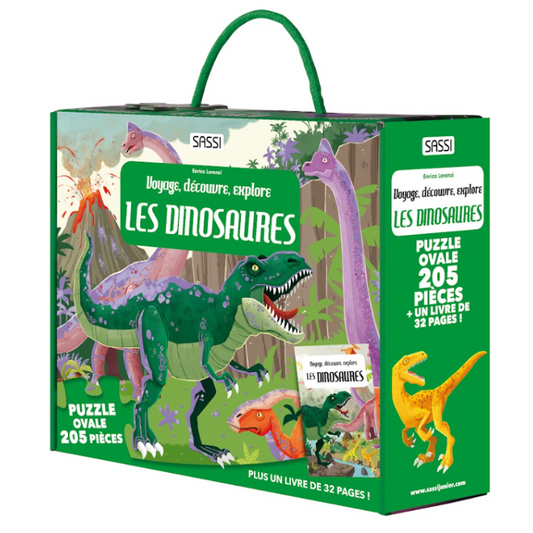 Puzzle - Voyage, découvre, explore. Les dinosaures