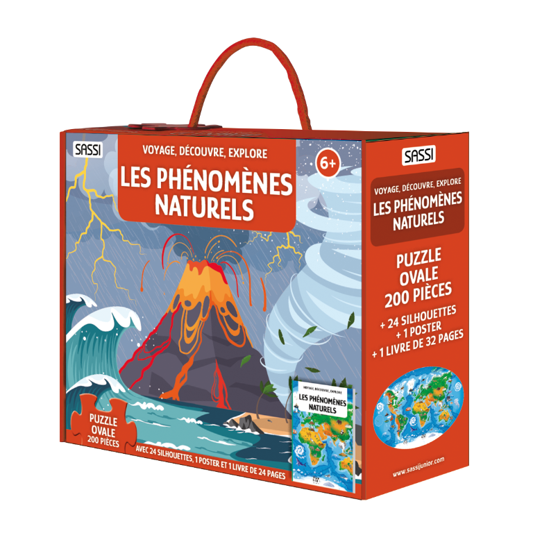 Puzzle - Voyage, découvre, explore. Les phénomènes naturels