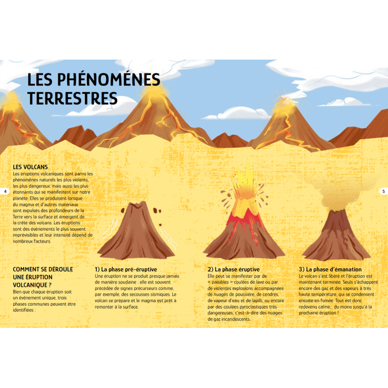 Puzzle - Voyage, découvre, explore. Les phénomènes naturels