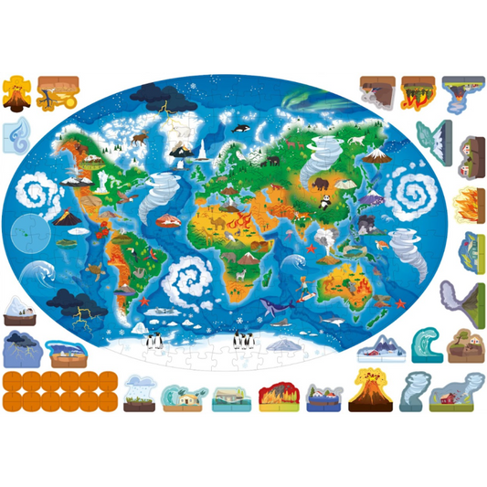 Puzzle - Voyage, découvre, explore. Les phénomènes naturels