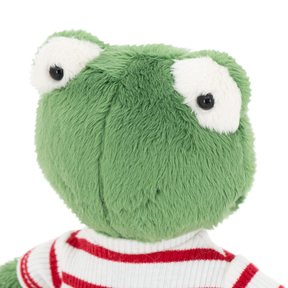🐸 Peluche Ozzy la Grenouille – 25 cm