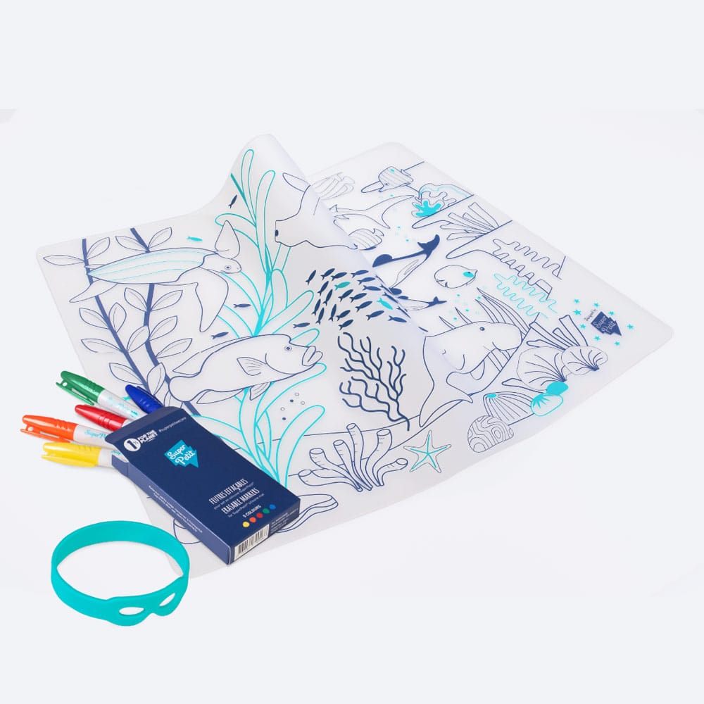 Coloriage réutilisable en silicone - Barrière de corail