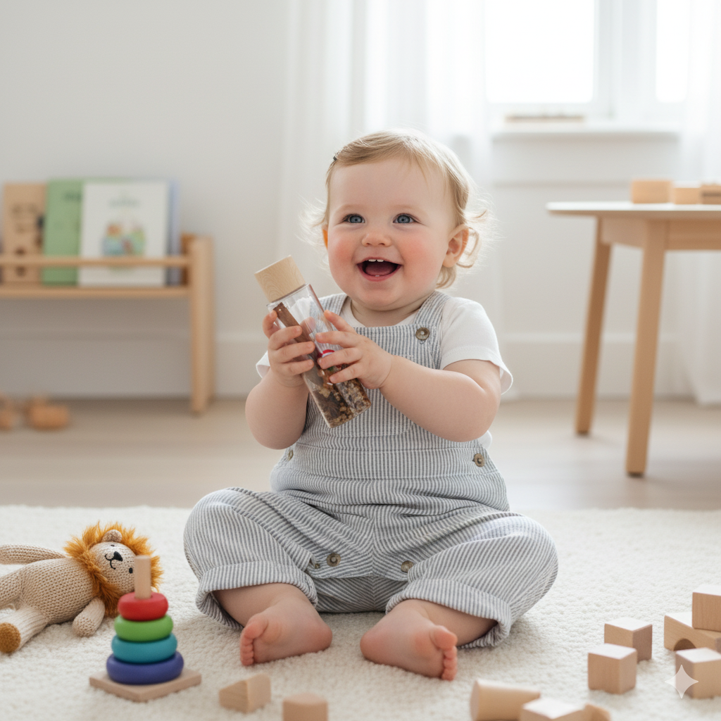 🦒 Bouteille sensorielle "Happy safari"